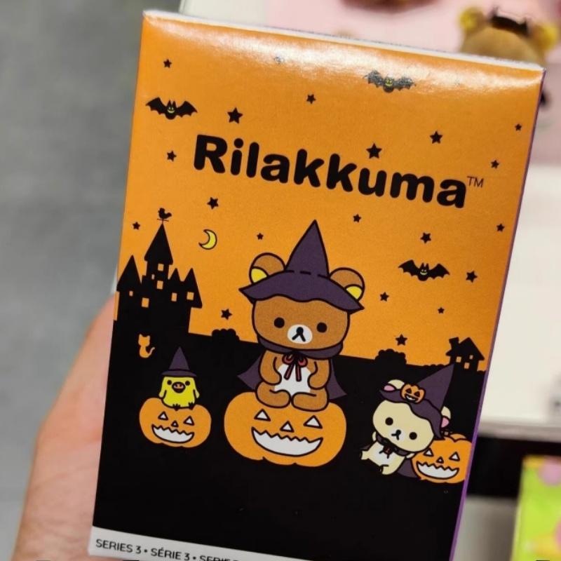 Genuine Rilakkuma Halloween Series Bag Pendant Toy Collectible Design Trendy Ornament Birthday Gift