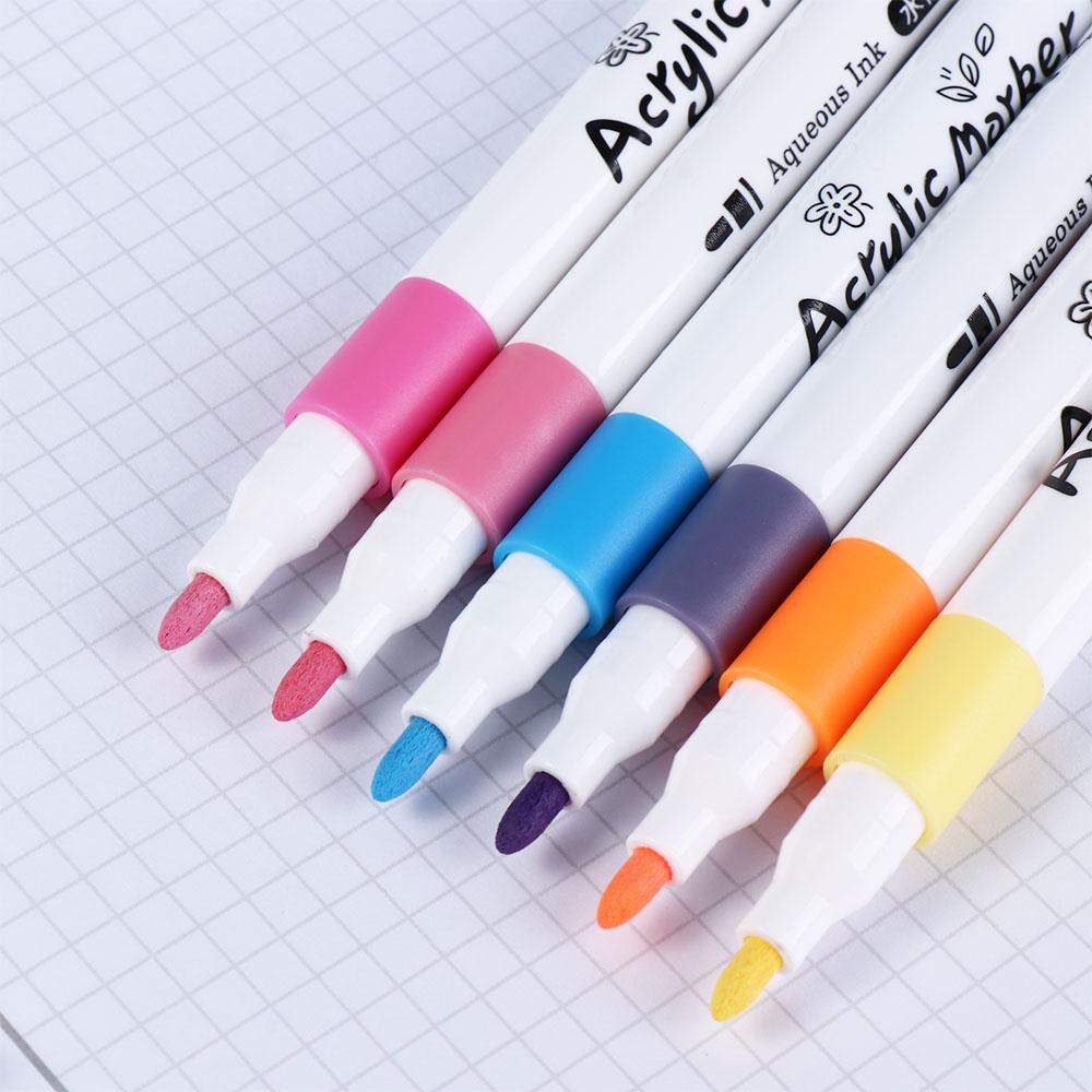 Набор нетоксичных акриловых маркеров для рисования, цветные ручки для рисования, для детей
