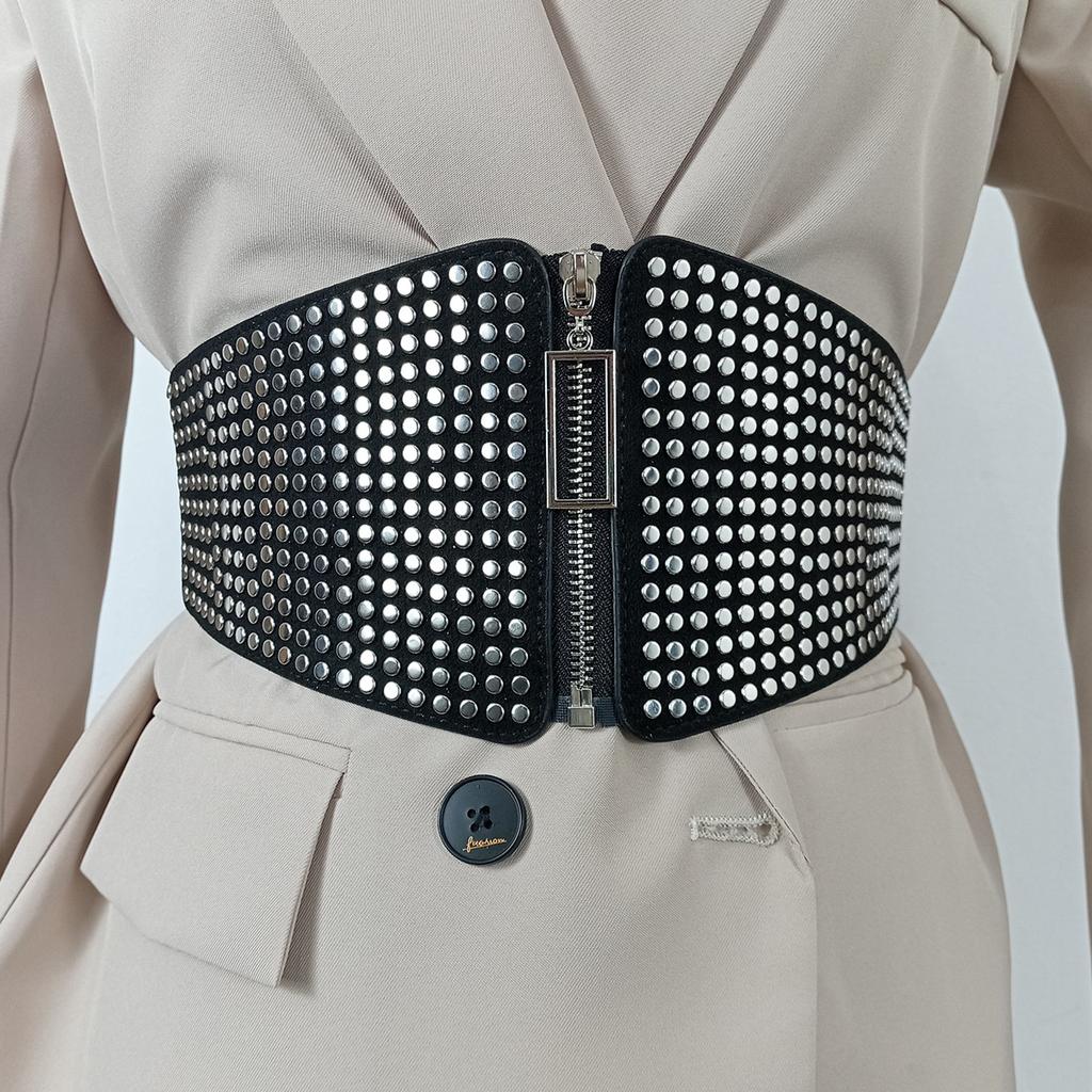 Four Seasons Available New Belt Women'S Leather Fashion Versatile Jeans Belt Decoration With Skirt, Suit, Sweater Waist Cover