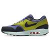 Air Max 1 Comfortable Breathable Leather Low Top Running Shoes Men Sneaker Yellow Purple 537383-403