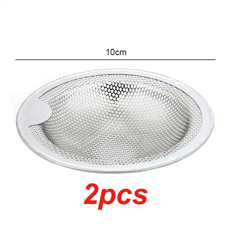 Kitchen Sink Stainless Steel Filter Sewer Mesh Strainers Bathroom Sink Floor Drain Hair Waste Filter Drain Basket Hole Filter