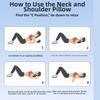 Acupressure Design Cervical Massage Pillow Soft EVA Material Chiropractic Pillow  Cervical Support