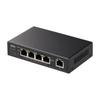 Sanwa Supply Gigabit Compatible PoE Switching Hub (5 Ports) LAN-GIGAPOE52