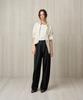 RE RHEE Pintucked Balloon Trousers Black
