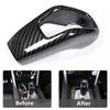 Carbon Fiber Car Gear Shift Knob Handle Cover Trim Sticker For Land Rover For Range Rover 2018-2025 Car Accessories
