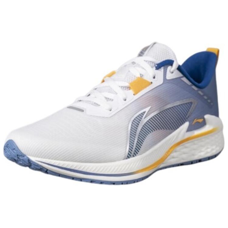 Li Ning Амортизирующие Нескользящие Износостойкие Низкие Повседневные Беговые Кроссовки Мужские Озерно-Синие ARBU005-3