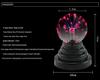Креативный USB 3-дюймовый Электростатический Ионный Шар Молнии Ночник Атмосферный Свет