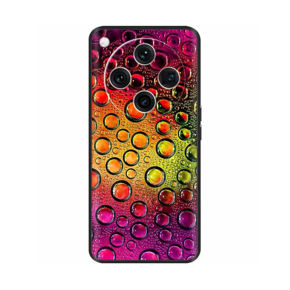 Phone Case For Oppo Find X8 Pro Soft Black Painted Back Cover Cases For oppo Find X8 findx8 Pro Cover Shell Shockproof Bumper