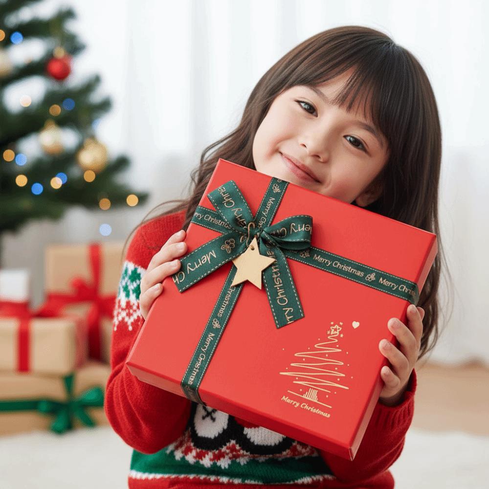 Premium Quality Christmas Gift Box Thick Cardboard Empty Birthday Box Family Gathering