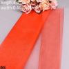 New 5/10m Tulle Wedding Organza Roll Sheer Crystal Organza Fabric for Wedding Decoration Mariage Yarn Birthday Event Party Suppl