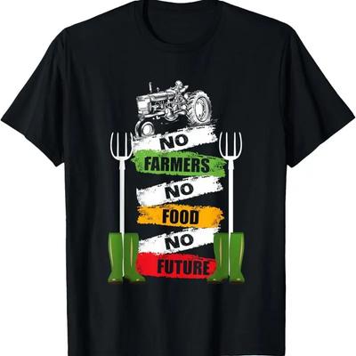 No Farmers Food Future Pro Agriculture T Shirt