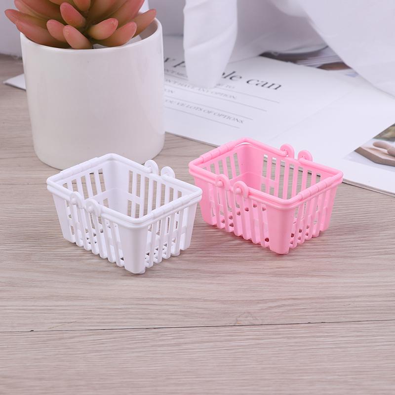 Dollhouse Miniature Shopping Basket Pretend Play Toys Furniture