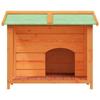 VidaXL Brown Kennel 96x87x80.5 Cm Solid Pine Wood 172264