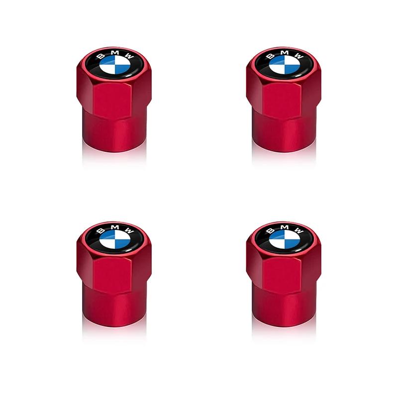 4Pcs Car Wheel Tire Valve Caps Air Stem Covers Accessories E46 E39 E70 F10 F20 F30 X5 X6 X1 M3 M5 M6 E71 F01 F02 F87 HJ5