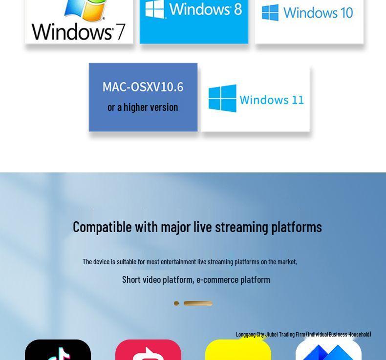 4K Ultra HD Webcam with USB Mic & Beauty Filter for PC/Laptop