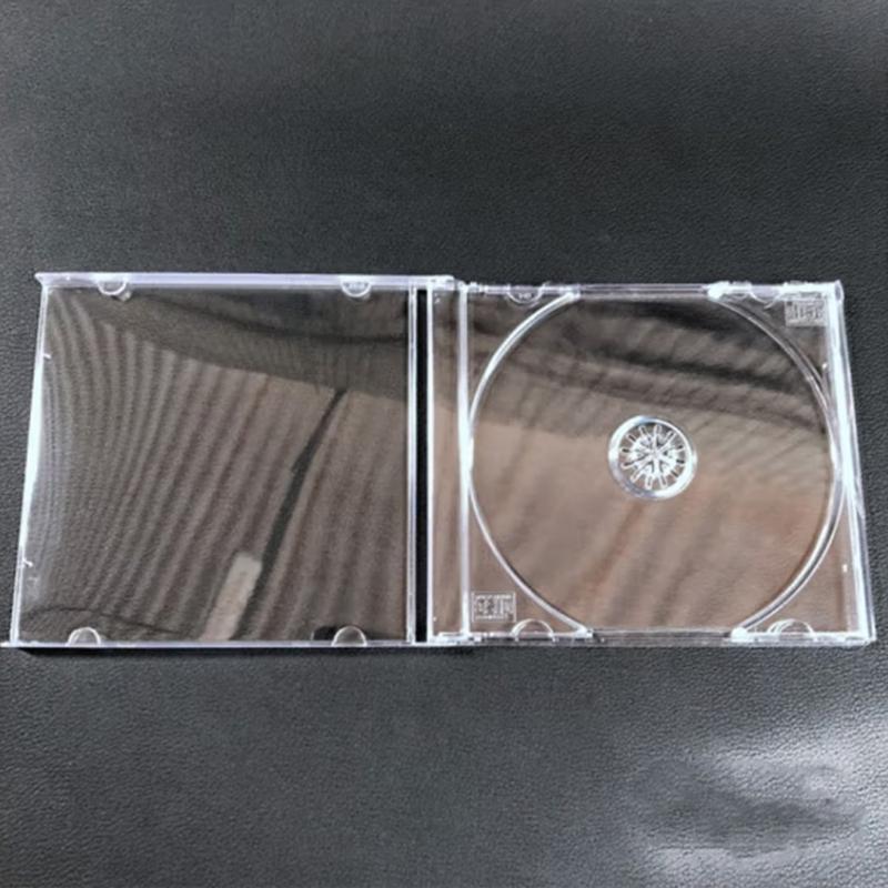 5 шт. Двойной Тонкий Кейс для Хранения CD/DVD Из Перерабатываемого Полипропилена Легкий Портативный Органайзер Прозрачный Кейс