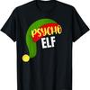 Футболка для пижамы для рождественской вечеринки для семейной группы «Психо-эльф»