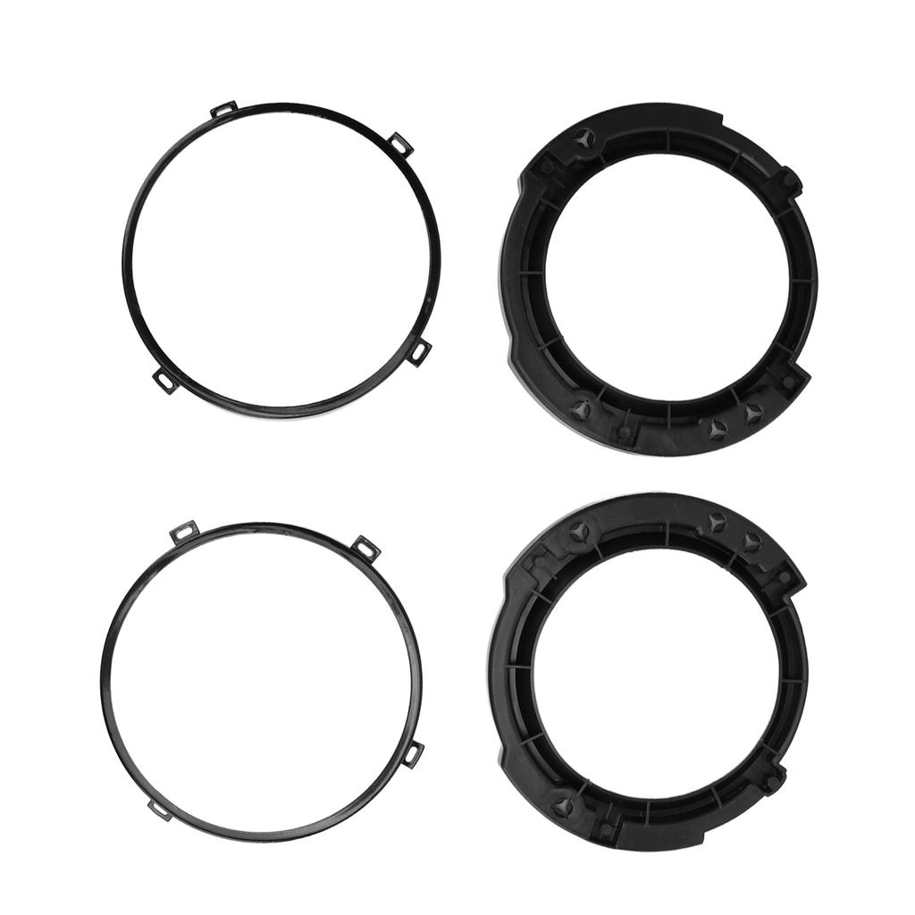 7-дюймовый круглый комплект крепежных колец для фар с металлическим кольцом для фары черного цвета