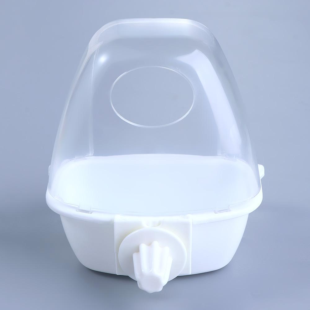 On Cage Bird Cage Decor Clear Bird Food Container Birds Watering Bowl Bird Feeder Parrot Supplies