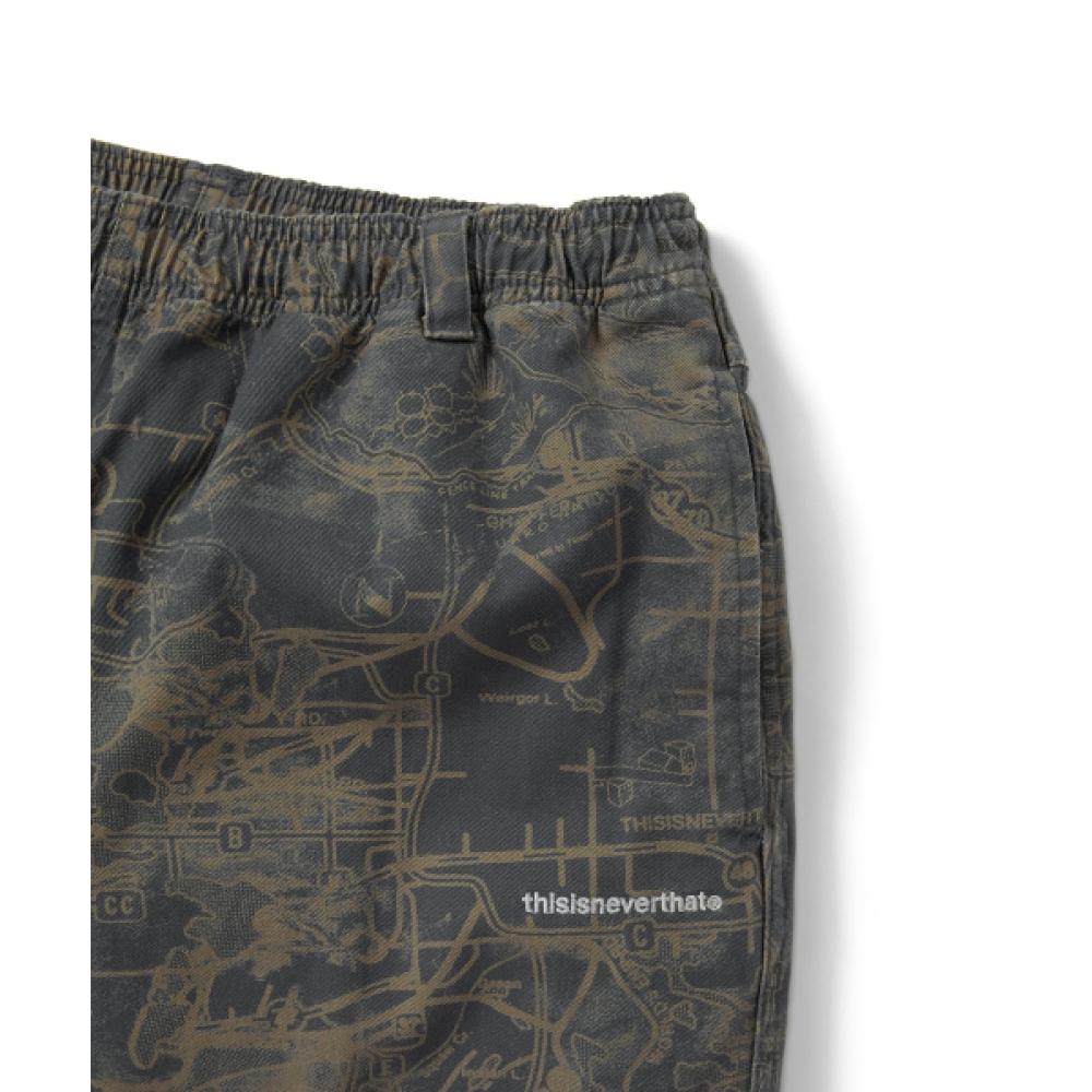 Thisisneverthat Легкие брюки сине-серого цвета