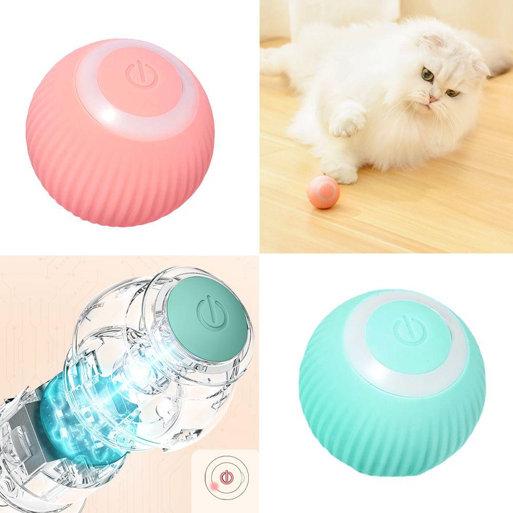 Перезаряжаемый мячик-игрушка для котят, самодвижущийся, автоматический, катающийся мячик, игрушки-мячики с движением, подарок