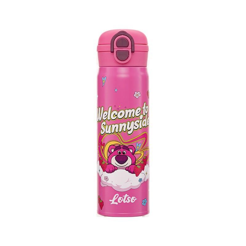 Kids Insulated Stainless Steel Water Bottle With Straw Lid 480ml School Travel Outdoor Use
