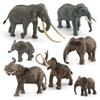 Realistic Zoo Animal Pvc Elephant Figures For Classroom Learning And Gift Giving