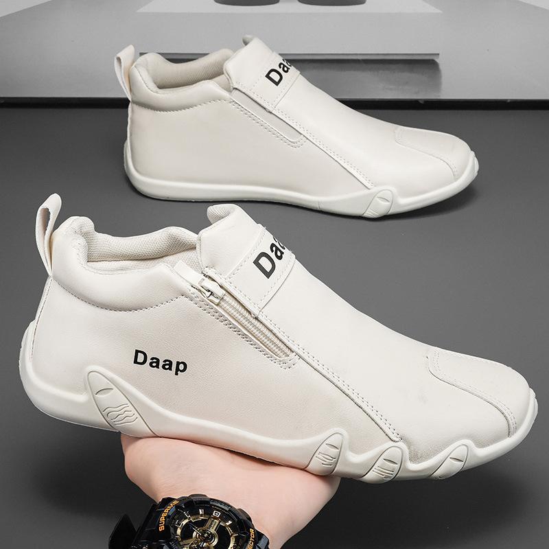 Men's Shoes Spring New High-top Casual Shoes Men's Work Work Tooling Shoes Versatile Outdoor Hiking Shoes