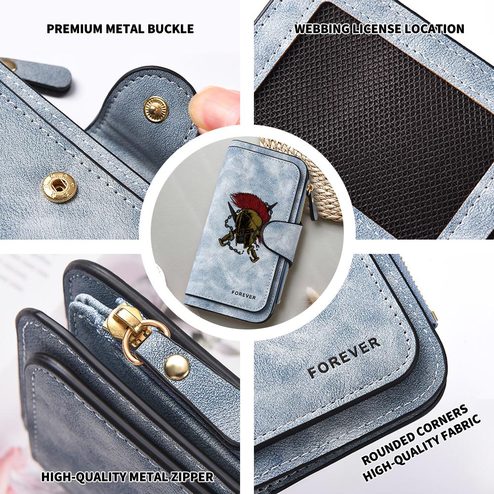 Stylish Sparta Printed Long Wallet Durable Fashion Casual Multipurpose Card Holder Purse