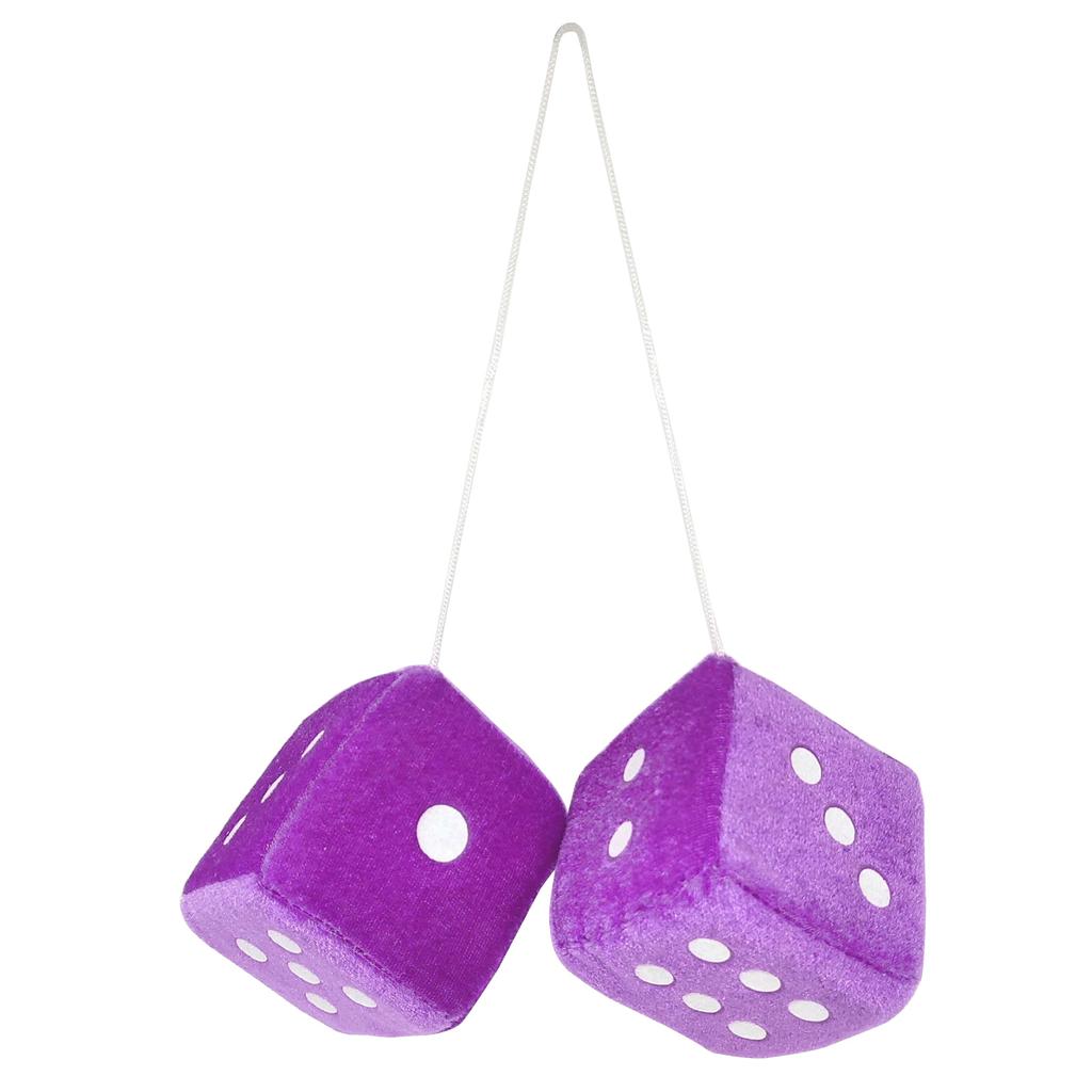 Разноцветные плюшевые игральные кости подвеска для автомобиля новогодние игральные кости бархатные игральные кости модель украшения зеркала заднего вида стиль