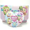 1pcs Moji Pops Collection Toys Rainbow Series Glitter Crystal Effect Swap Faced Solf Mini Figures Toy Girls Xmas Birthday Gift