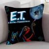 Movie ET The ExtraTerrestrial Cute Cartoon Twodimensional Pillowcase Bedroom Sofa Cushion Cover Nap Pillow Cover