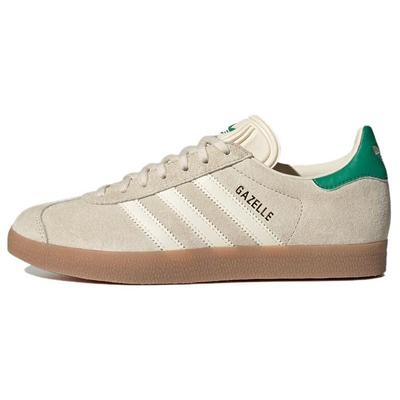 Gazelle Wonder White Green Женские кроссовки Кремово-белые резинки IF3235