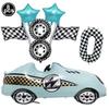 Двухскоростная Тема Одноразовая Скатерть Гоночный Автомобиль День Рождения Принадлежности Для Детей 2-й День Рождения Украшения