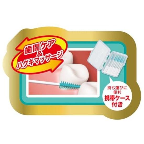 GUM Мягкие зубочистки для ухода за деснами Резиновый тип Размер SSSS Тонкие 40 штук x 4 упаковки + бонус в комплекте