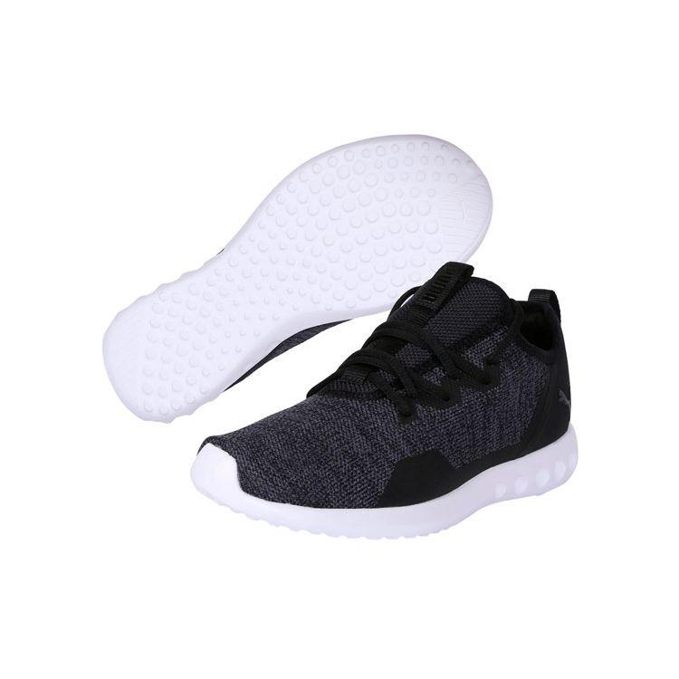 Puma Carson 2 X Knit Удобные Универсальные Низкие Лайфстайл Кроссовки Мужские кроссовки Серый Черный Белый 190966-01