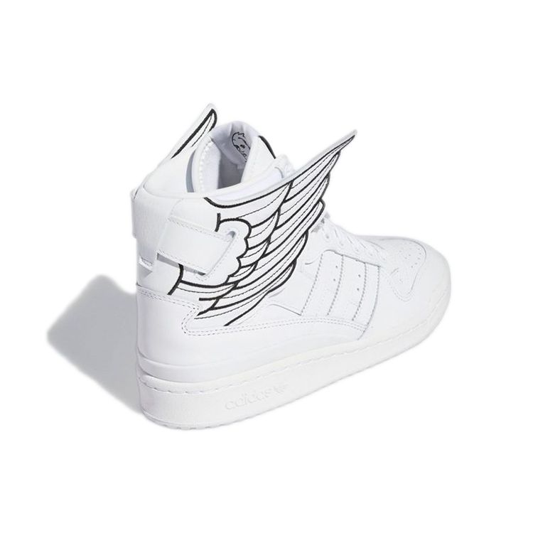 Jeremy Scott x adidas Wings 4.0 Cloud White Унисекс Кроссовки Core-Black GX9445