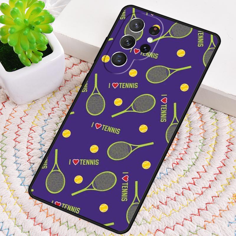Чехол для телефона из ТПУ с рисунком в виде тенниса для Samsung Galaxy note 10 pro S26 S25 S24 S23 S22 Ultra Plus S21 FE S20 Ударопрочный чехол