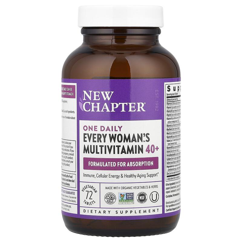 One Daily Every Woman's™ Multivitamin 40+, 72 Vegetarian Tablets