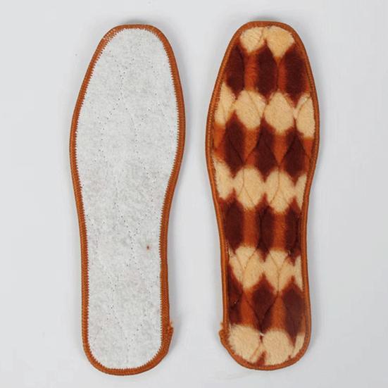 5 Pairs Winter Shoe Insoles Fleece Lined Warm Thick Insoles for Men Women Moisture Wicking Cozy