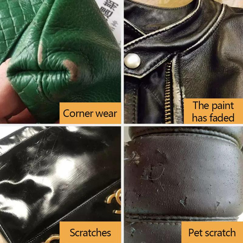 50 мл набор для ухода за автомобильным сиденьем жидкий кожаный инструмент для ремонта кожи обуви авто сидений диванов пальто дырок царапин трещин 20 цветов