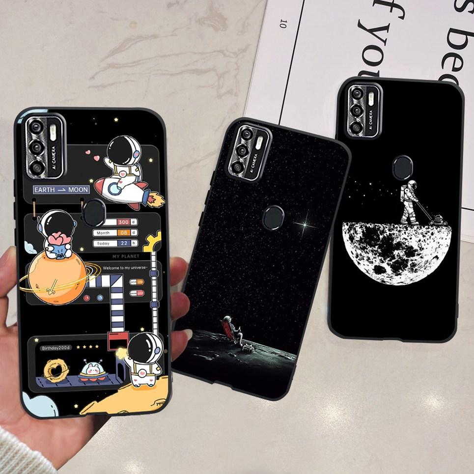 Case For ZTE Blade A7s A7020 Black Matte Soft TPU Protection Shockproof Cover For ZTE Blade L210 Fundas Stylish Luxury Housing