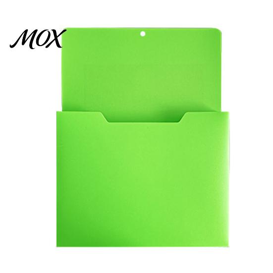 Colorful Document Pockets File Holder with Large Magnetic Back, Wall Hanging Plastic Organizer for Classroom Organizer, A4 Paper Case Whiteboard
