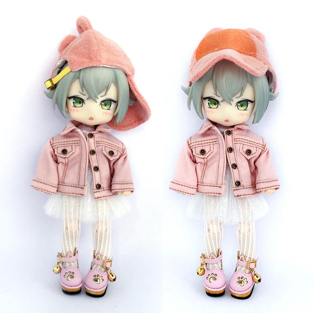 Фигурка ребенка OB11 Аксессуары для ob11 Шапка-кролик obitsu 11 Molly Gsc 1/12 BJD Аксессуары для кукол Одежда BJD Одежда для младенцев 4 цвета