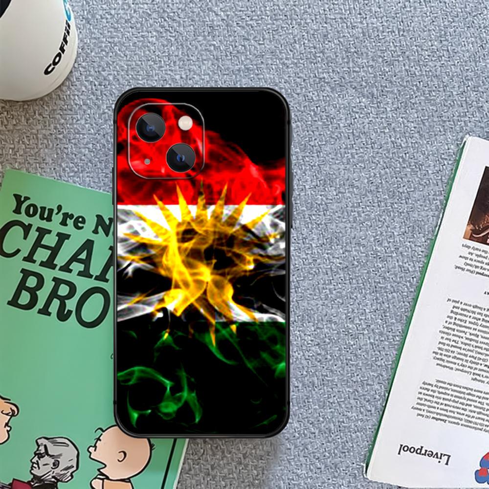 Чехол для телефона с курдским флагом Курдистана для iPhone Xiaomi Mi Samsung Galaxy Redmi Note AS 11 12 13 14 15 22 23 24 5G Pro Plus Max Fe Ultra