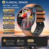 2025 New Nursing Health Laser Cure Blood Pressure Smart Watch Men Heart Rate Pulse Sleep Bluetooth Call Body Monitor Smartwatch