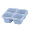 Snack Dim Sum Nut Fruit Plate Four Grid Snack Containers Reusable Candy Box  Travel