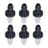6 шт. Обратный клапан Пластиковый Невозвратный Односторонний Встроенный Клапан для Жидкости и Газа 3/8 дюйма 10 мм Интерфейс