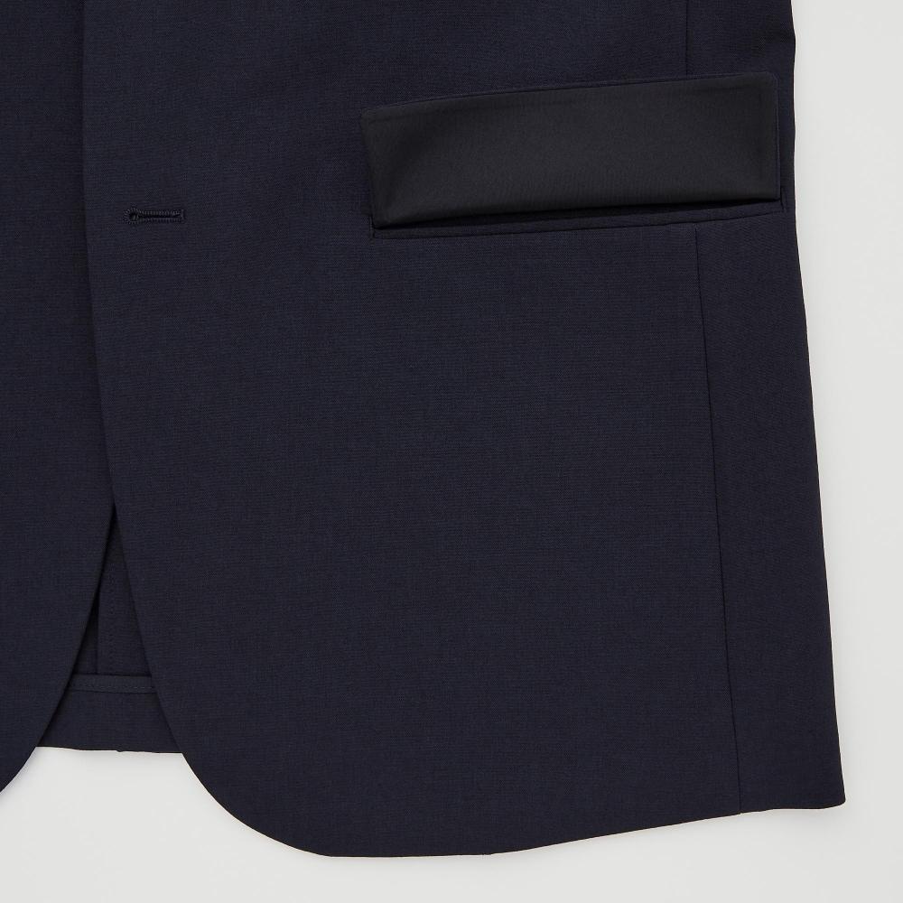 Uniqlo Japan Impressive Jacket 2way Stretch  Wool Like  Xs Size  Length 64 66cm  Sleeve Length 55 57cm  Can Be Set Up