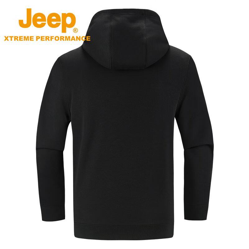 Jeep Мужская повседневная теплая плюшевая футболка с длинным рукавом